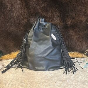 Victoria’s Secret fringe backpack (5025D) NWT